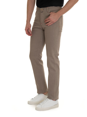 Beige Kiton Man 5-pocket jeans
