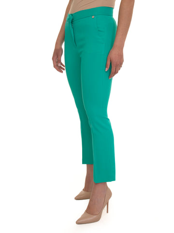 Soft cady trousers Aquamarine Liu Jo Woman