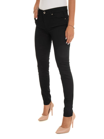 BOTTOM UP 5-pocket trousers Black Liu Jo Woman