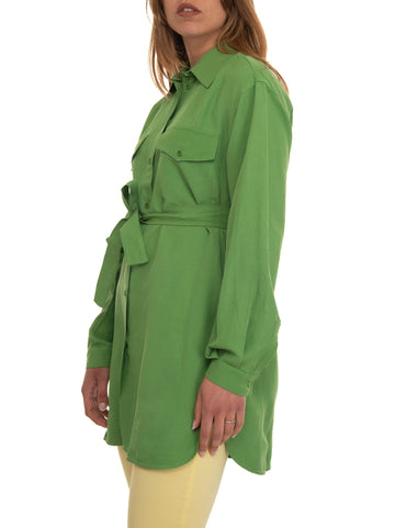 Long women's shirt BRITNEY Green Pennyblack Woman