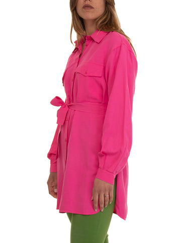Long women's shirt BRITNEY Fuchsia Pennyblack Woman