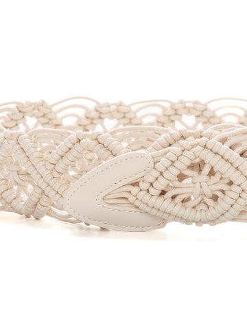 Cintura in corda Dentice Bianco Pennyblack Donna