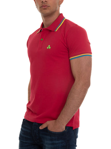 Short sleeve polo shirt NEWSELANDINASTR Strawberry Peuterey Man