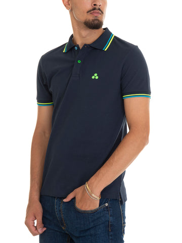 Polo manica corta NEWSELANDINASTR Blu Peuterey Uomo