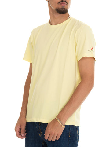 T-shirt girocollo Giallo Peuterey Uomo