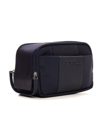 Beauty case Blu Piquadro Uomo