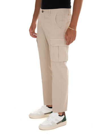 Beige Quality First Men's cargo trousers