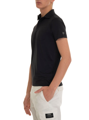 Short sleeve polo shirt JACOB Black Save the Duck Man