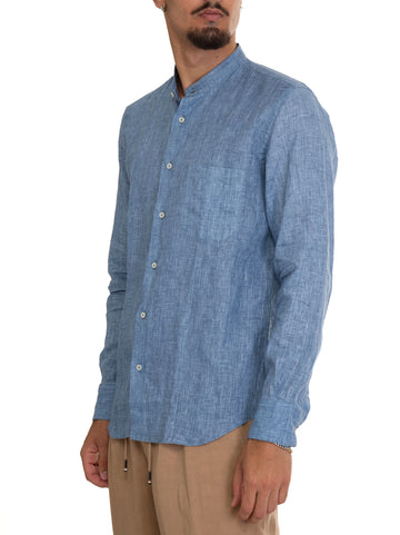 Camicia in lino Denim Vincenzo De Lauziers Uomo