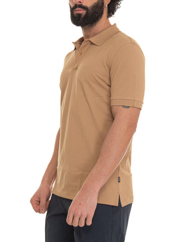 Polo manica corta Beige BOSS Uomo