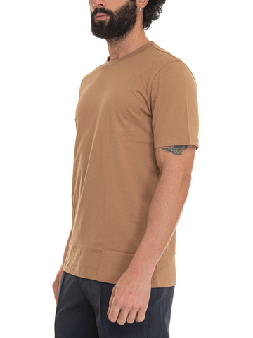 T-shirt girocollo Beige BOSS Uomo