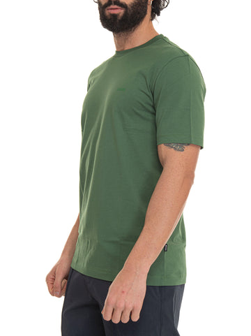 T-shirt girocollo Verde BOSS Uomo