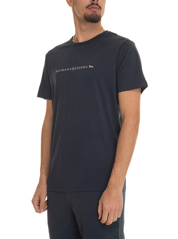 T-shirt girocollo mezza manica IRL216 Blu Harmont & Blaine Uomo