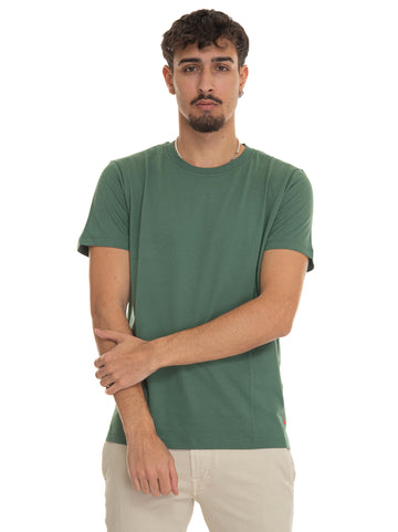 T-shirt girocollo mezza manica MANDERLY01 Verde militare Peuterey Uomo