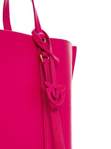 Borsa modello shopper Carrie Fucsia Pinko Donna