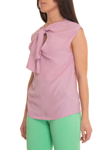 Canotta tinta unita Tiberino Rosa Pinko Donna