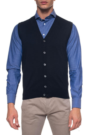 Gilet Nero Andrea Fenzi Uomo