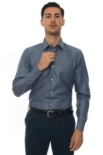 Camicia casual Blu BOSS Uomo