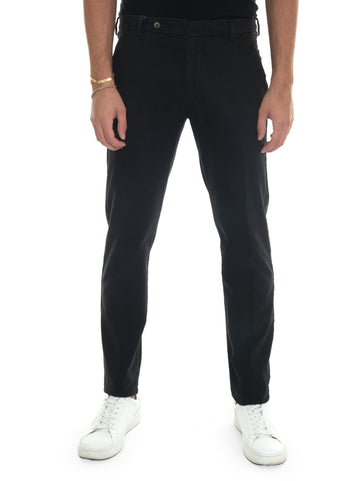 MORELLO model chino trousers Black Berwich Man