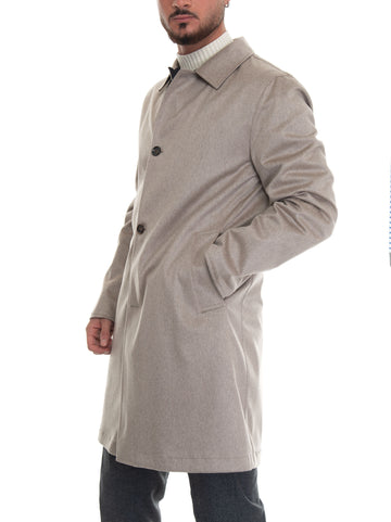 Spolverino Beige-blu Kired Uomo