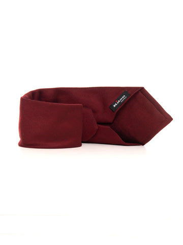 Cravatta in seta Bordeau Kiton Uomo