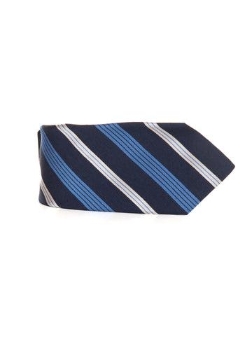 Kiton Blue Silk Tie for Men