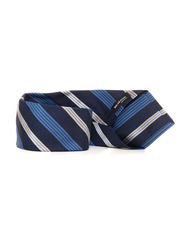 Kiton Blue Silk Tie for Men