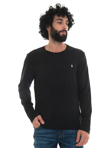 T-shirt manica lunga Nero Ralph Lauren Uomo