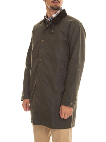 Giaccone Mack low Verde Barbour Uomo