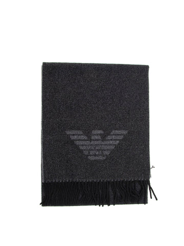 Emporio Armani Men's Gray Scarf