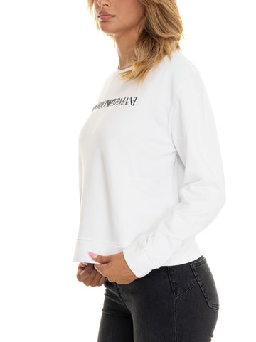 Emporio Armani Women's Optical White Sweatshirt