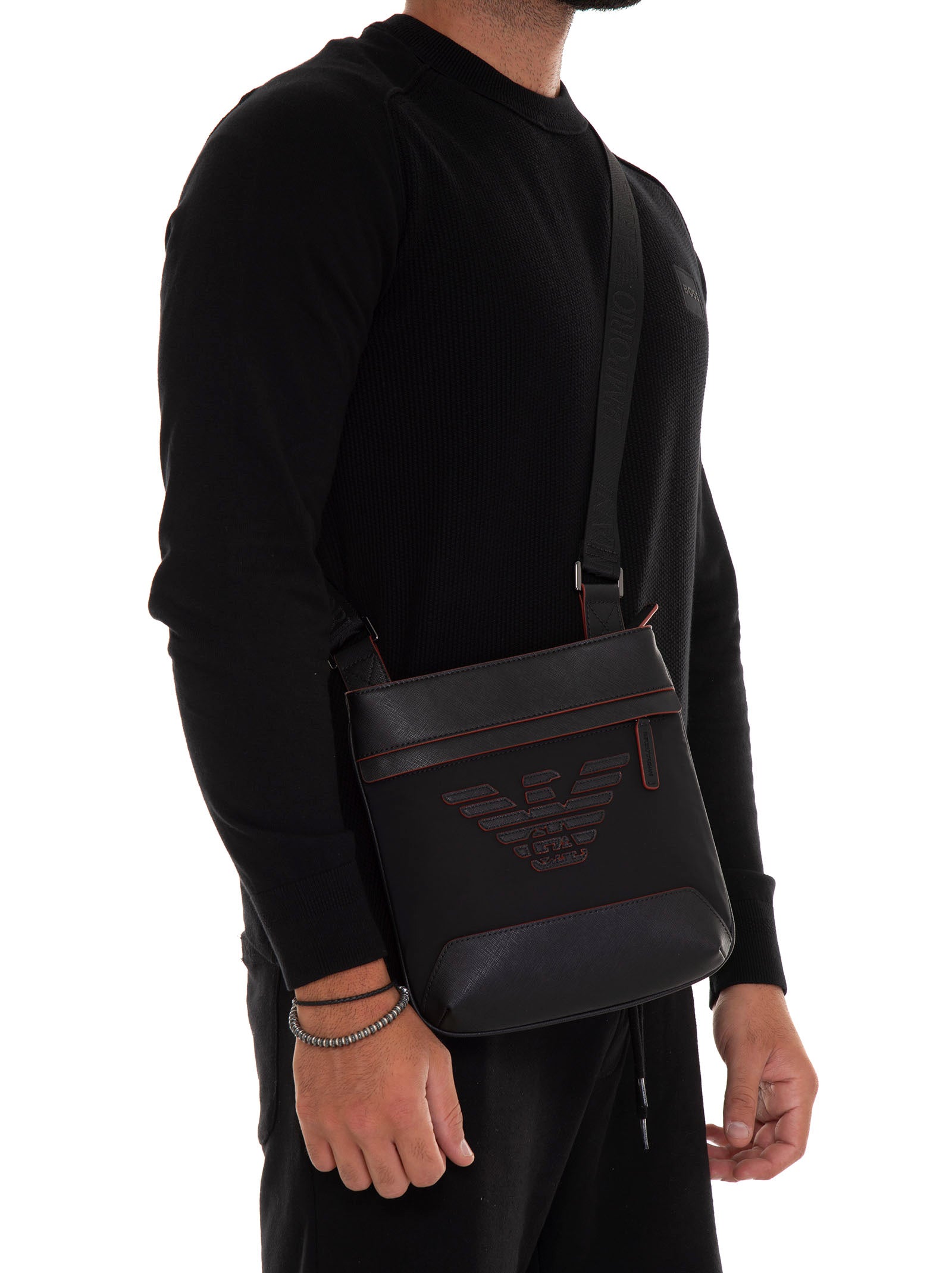 Armani man bag on sale