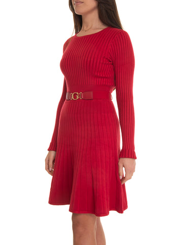 Abito in maglia Rosso Guess Donna