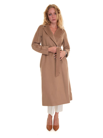 Cappotto lungo Prater Cammello Max Mara Studio Donna