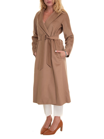 Cappotto lungo Prater Cammello Max Mara Studio Donna