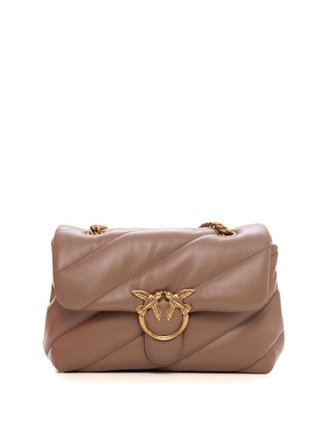 Borsa in pelle Beige Pinko Donna