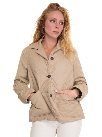 Sacco Beige Weekend quilted jacket Max Mara Woman