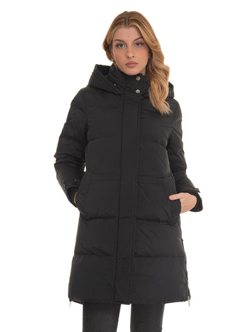 Giaccone con cappuccio Alsea puffy parka Nero Woolrich Donna