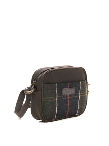 Borsa piccola con tracolla Contin Verde Barbour Donna