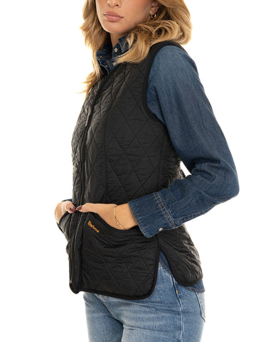 Barbour Women's Black Liners Vest