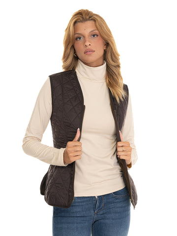 Gilet Liners Marroncino Barbour Donna