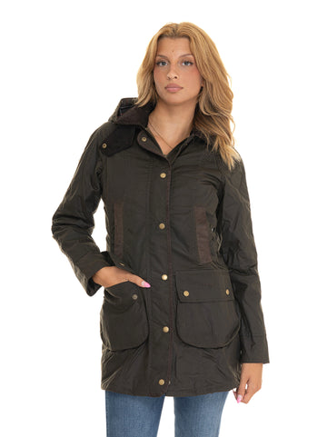 Giaccone Lady bower Verde Barbour Donna