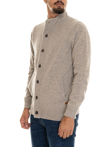 Cappotto in lana Beige Barbour Uomo