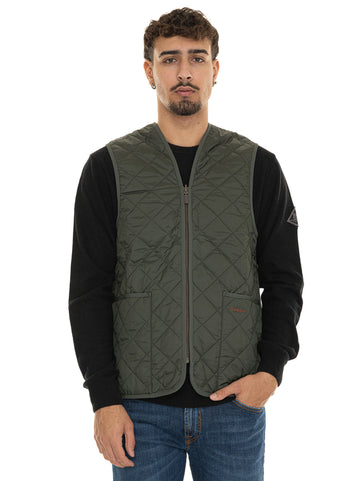 Barbour Men's MLI0001 Green Zip Up Vest