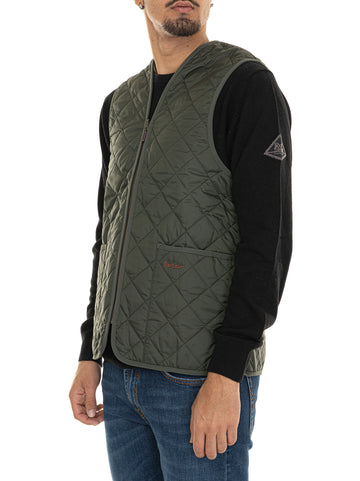 Barbour Men's MLI0001 Green Zip Up Vest