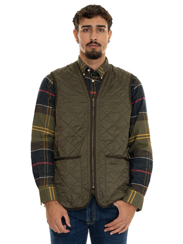 Barbour Men's Green Quilted Vest