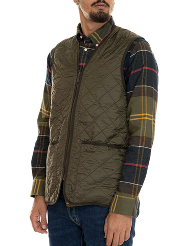 Barbour Men's Green Quilted Vest