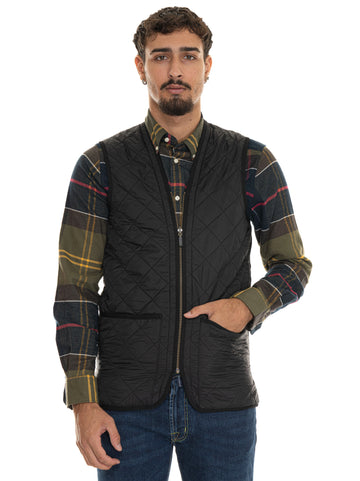 Barbour Men's Black Quilted Vest