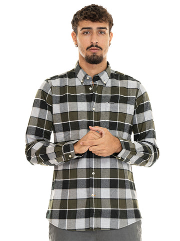 Camicia casual Verde Barbour Uomo