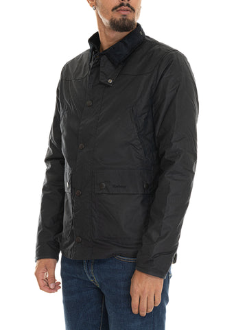 Giubbino corto Reelin jkt Blu Barbour Uomo